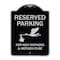 Signmission Designer Series-Reserved Parking For New Mothers & Mothers To-be, 24" x 18", BS-1824-9762 A-DES-BS-1824-9762 - alternate 1
